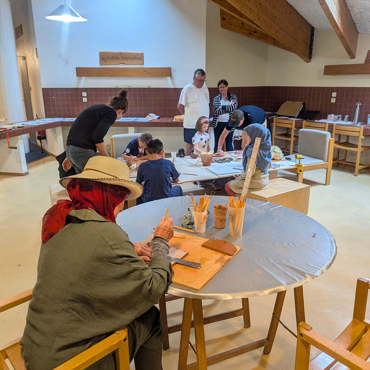 Vue d'atelier participatif en intérieur — Modules 1+4