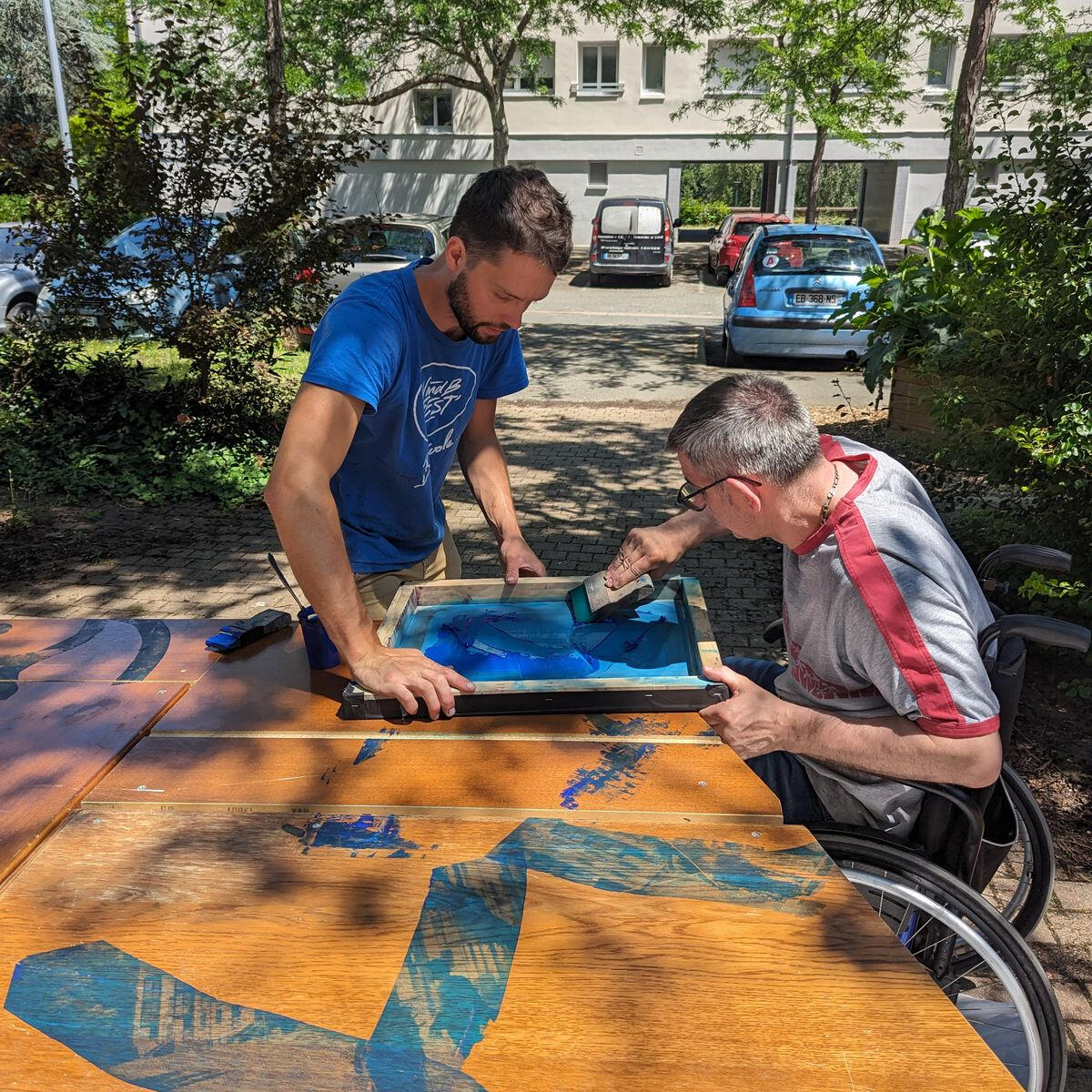 • Œuvre finale, Paliss’Art, 2021, Quartier Hauts-de-Saint-Aubin, Angers Partenaires : Talm et Ville d'Angers, la MQSHA